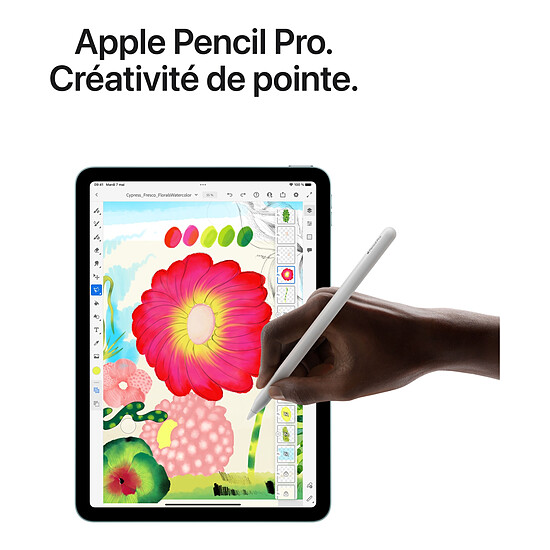 Tablette reconditionnée Apple iPad Air M2 2024 13 pouces Wi-Fi - 256 Go - Gris sidéral · Reconditionné - Autre vue