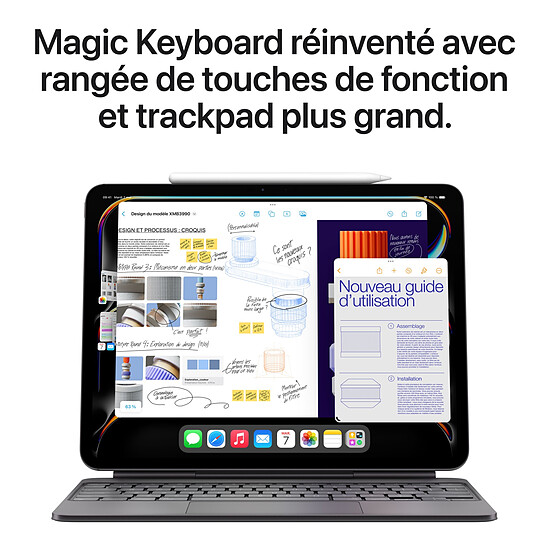 Tablette Apple iPad Pro M4 2024 11 pouces Wi-Fi - 256 Go - Noir sidéral - Autre vue