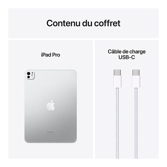 Tablette reconditionnée Apple iPad Pro M4 2024 13 pouces Wi-Fi + Cellular - 512 Go - Argent · Reconditionné - Autre vue