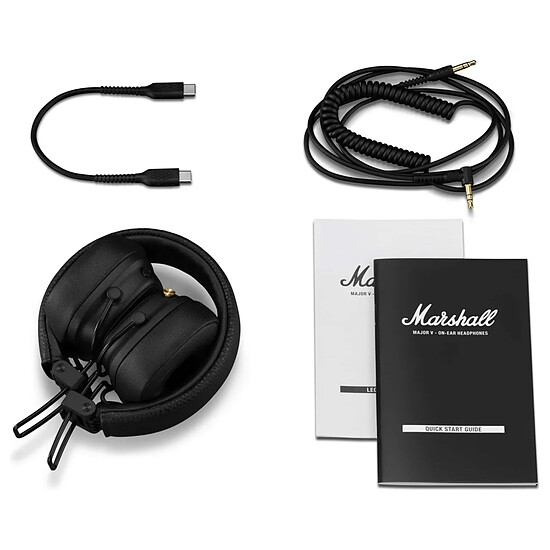 Casque Audio Marshall Major V Noir - Autre vue