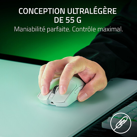 Souris PC Razer Viper V3 Pro - Blanc - Autre vue