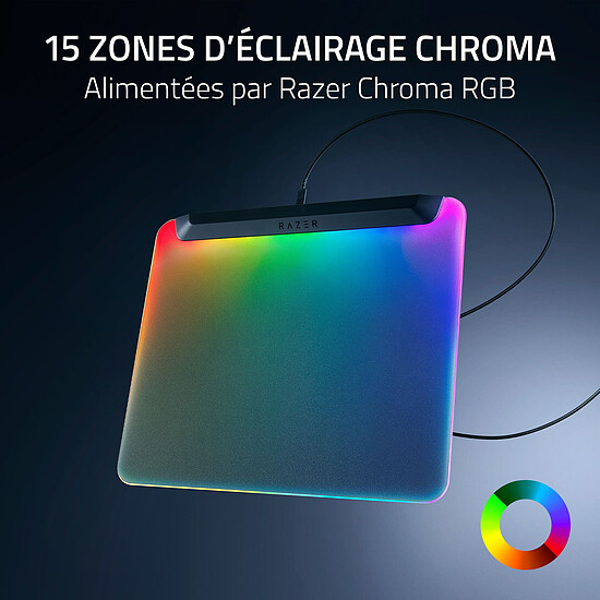 Tapis de souris Razer Firefly V2 Pro - Phantom White - Autre vue