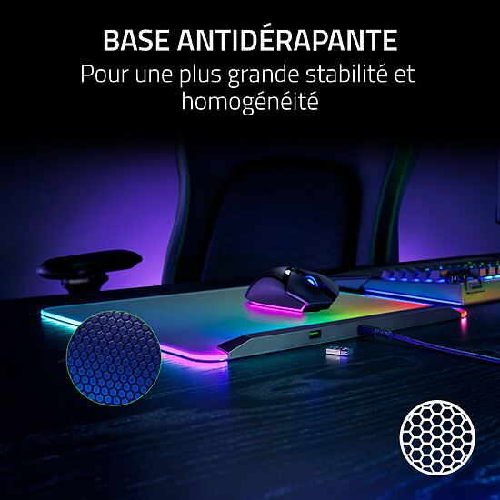 Tapis de souris Razer Firefly V2 Pro - Phantom White - Autre vue
