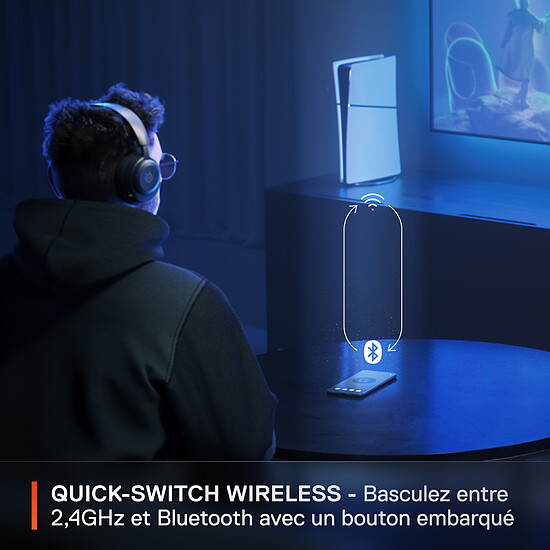 Casque micro SteelSeries Arctis Nova 5 Wireless - Noir - Autre vue