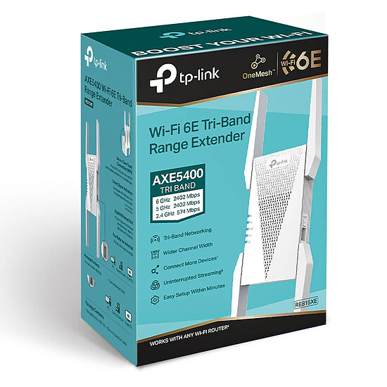 Répéteur Wi-Fi TP-Link RE815XE - Répéteur WiFi Mesh AX5400 - Autre vue