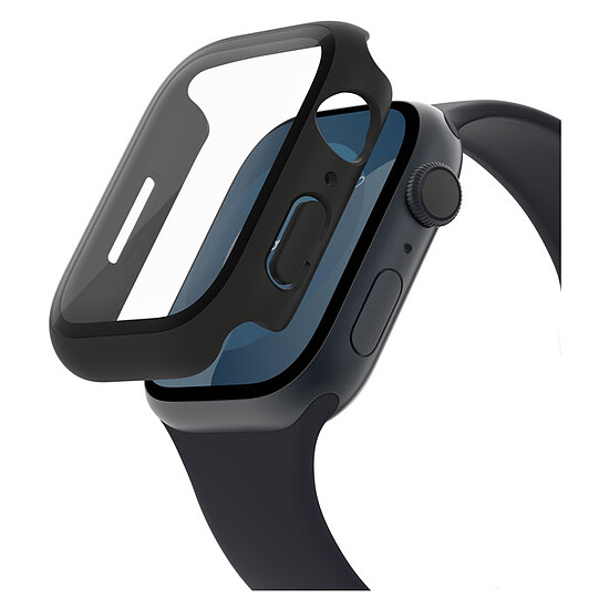 Accessoires montre et bracelet Belkin ScreenForce Protection d'écran 2-en-1 pour Apple Watch - Noir - Autre vue