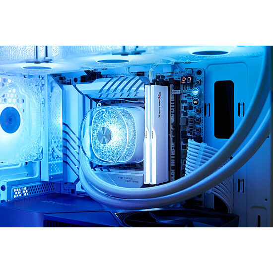 Mémoire RAM G.Skill Ripjaws M5 RGB White - 2 x 16 Go (32 Go) - DDR5 5200 MHz - CL40 - Autre vue