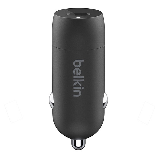 Accessoires Auto Belkin Chargeur voiture 1 port USB-C (30 W) + câble USB-C - Noir - Autre vue
