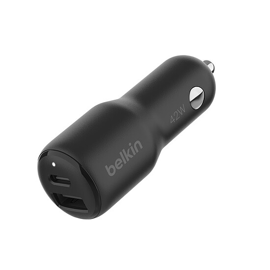 Accessoires Auto Belkin Chargeur Allume cigare 42W - USB-C 30W + USB-A 12W - Noir - Autre vue