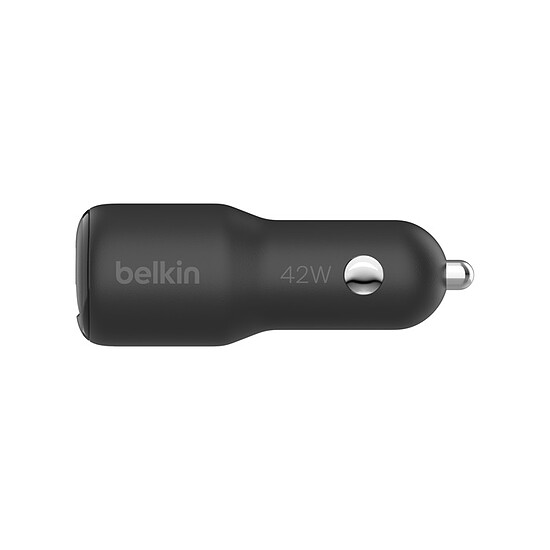 Accessoires Auto Belkin Chargeur Allume cigare 42W - USB-C 30W + USB-A 12W - Noir - Autre vue