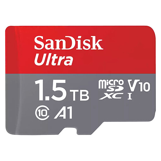 Carte micro SD SanDisk Ultra microSD UHS-I U1 1.5 To 150 Mo/s + Adaptateur SD - Autre vue