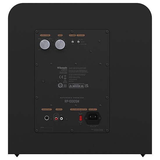 Subwoofer / Caisson de basses Klipsch RP-1000SW - Noir - Autre vue