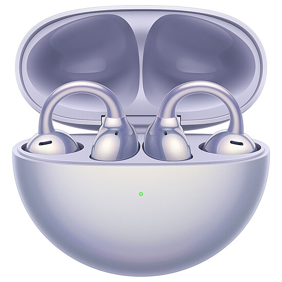 Casque Audio Huawei FreeClip Violet - Écouteurs sans fil 