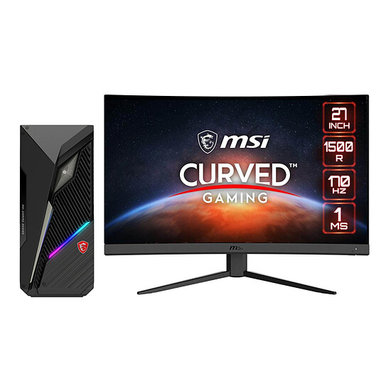 PC de bureau MSI MPG Infinite X2 14NUF7-449EU - Windows 11 + Ecran MSI Optix G27CQ4 E2