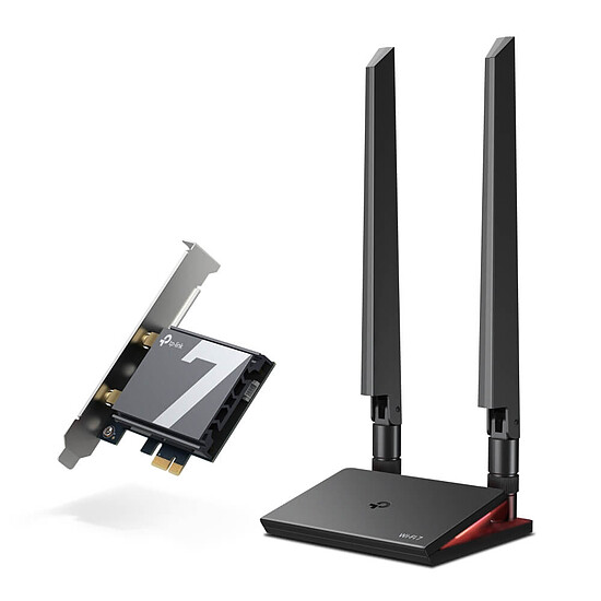 Carte réseau TP-Link Archer TBE550E - Adaptateur PCIe Wi-Fi 7 + Bluetooth - Autre vue