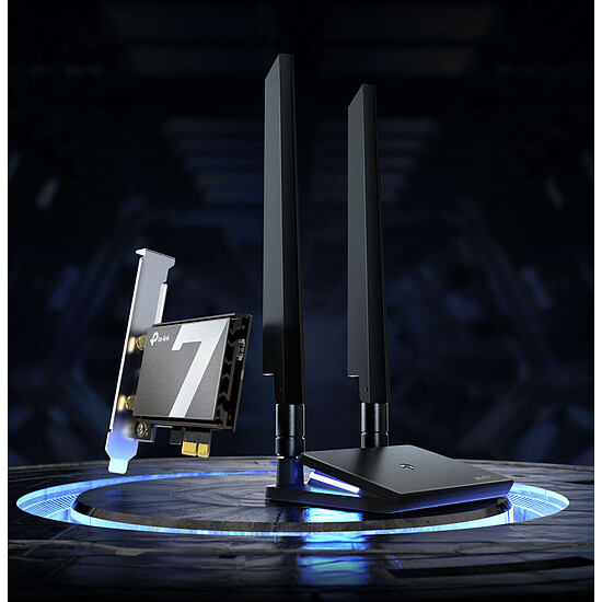Carte réseau TP-Link Archer TBE550E - Adaptateur PCIe Wi-Fi 7 + Bluetooth - Autre vue