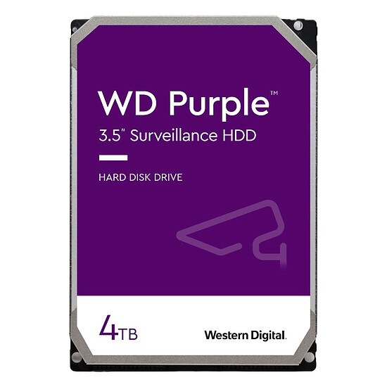 Disque dur interne Western Digital WD Purple - 4 To - 256 Mo
