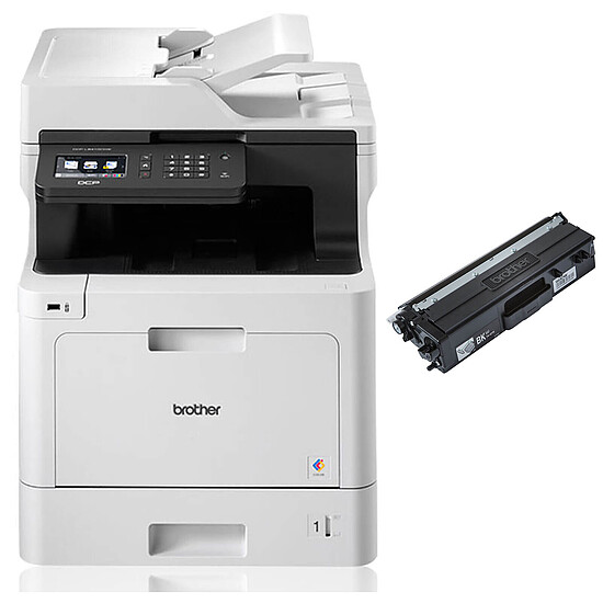 Imprimante laser Brother DCP-L8410CDW + TN-421BK - Autre vue
