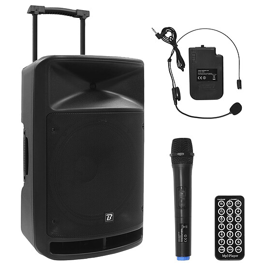 Enceinte sans fil BoomTone DJ TravelSound15-VHF - Enceinte de soirée - Autre vue
