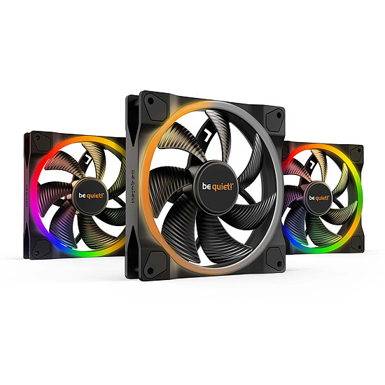 Ventilateur Boîtier be quiet! Light Wings 140 mm PWM ARGB - Pack de 3 - Autre vue