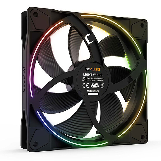 Ventilateur Boîtier be quiet! Light Wings 140 mm PWM ARGB - Pack de 3 - Autre vue