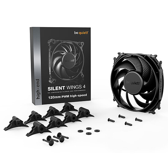 Ventilateur Boîtier be quiet! Silent Wings 4 120mm PWM Highspeed - Noir - Autre vue