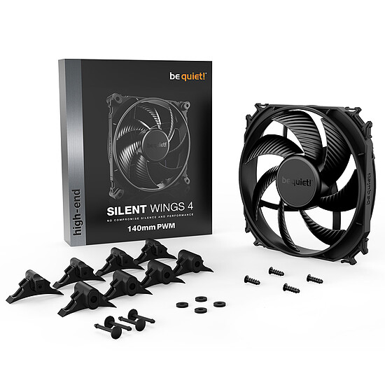 Ventilateur Boîtier be quiet! Silent Wings 4 140 mm - PWM - Noir - Autre vue