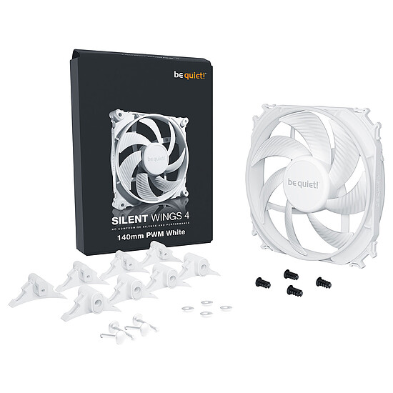 Ventilateur Boîtier be quiet! Silent Wings 4 140 mm PWM - Blanc - Autre vue