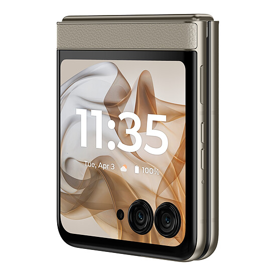 Smartphone Motorola Razr 50 Beige sable - 256 Go - 8 Go - Autre vue