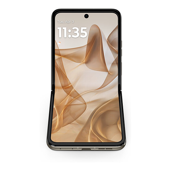 Smartphone Motorola Razr 50 Beige sable - 256 Go - 8 Go - Autre vue