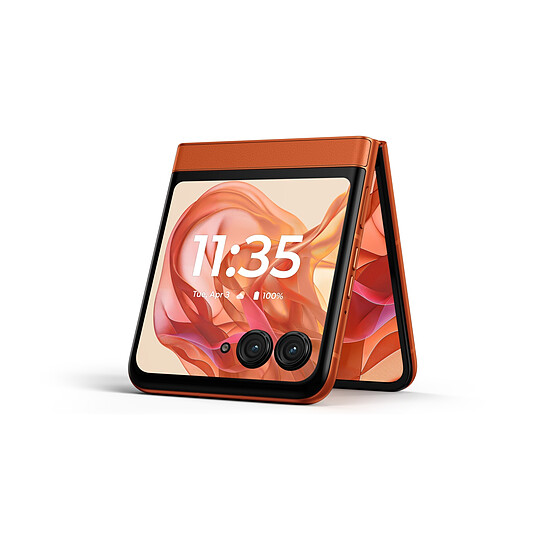 Smartphone Motorola Razr 50 Orange cuivre - 256 Go - 8 Go - Autre vue
