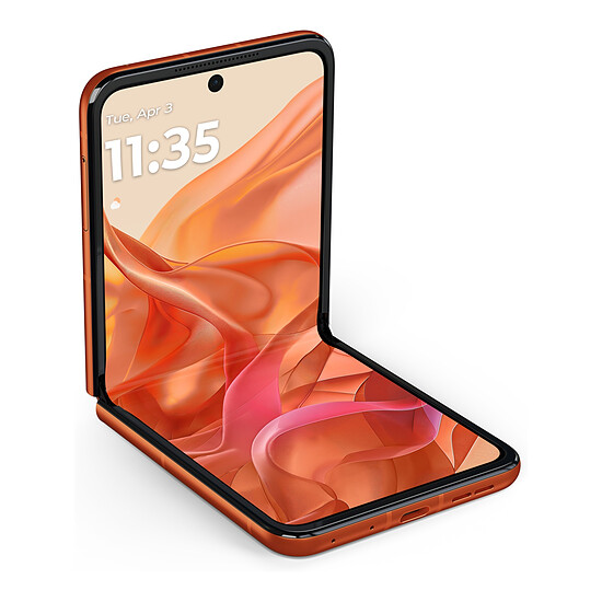 Smartphone Motorola Razr 50 Orange cuivre - 256 Go - 8 Go - Autre vue
