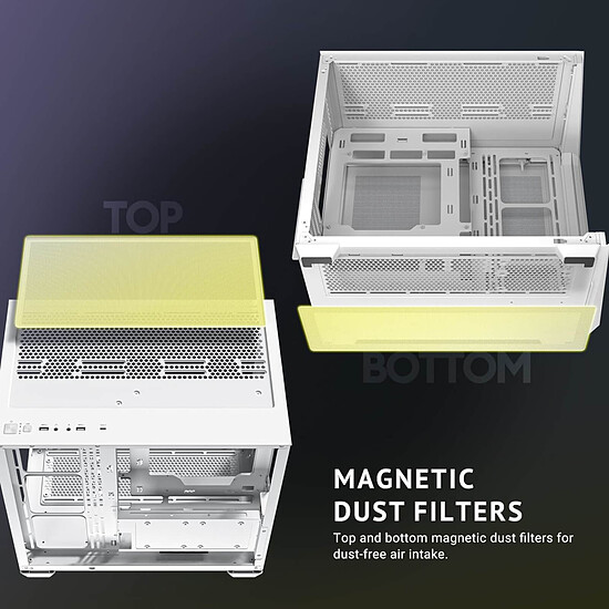 Boîtier PC Antec C5 ARGB - Blanc - Autre vue