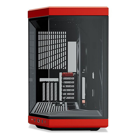 Boîtier PC Hyte Y70 - Rouge / Noir - Autre vue