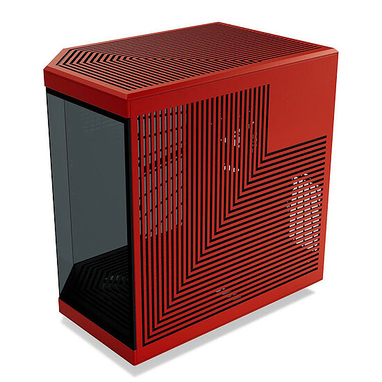 Boîtier PC Hyte Y70 - Rouge / Noir - Autre vue