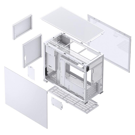 Boîtier PC Jonsbo D31 Mesh - Blanc - Autre vue