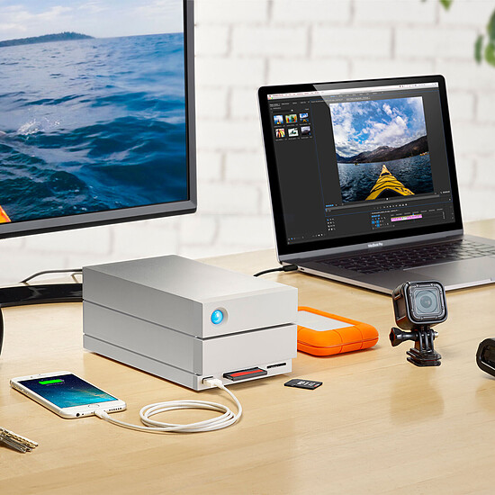Disque dur externe LaCie 2big Dock Thunderbolt 3 v2 - 16 To - Autre vue