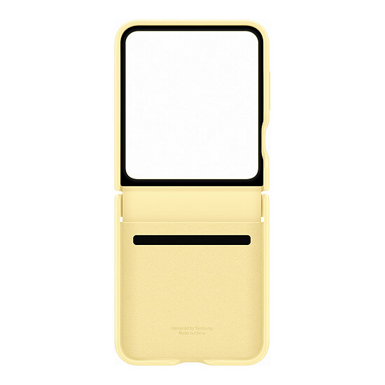 Coque et housse Samsung coque premium design Jaune - Galaxy Z Flip6 - Autre vue