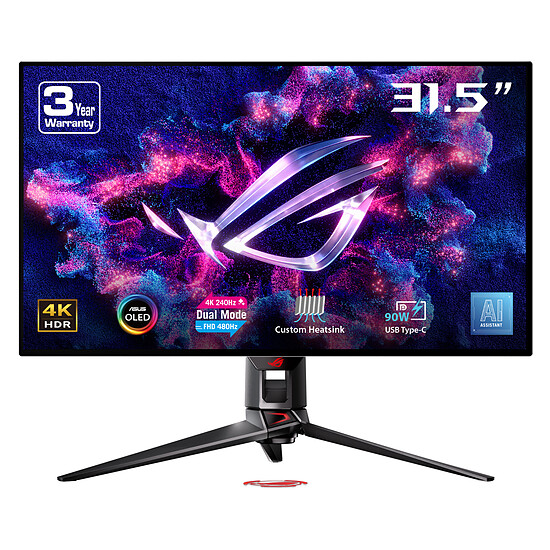 Écran PC Asus ROG Swift OLED PG32UCDP - Autre vue