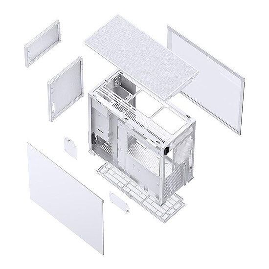 Boîtier PC Jonsbo D41 Mesh - Blanc - Autre vue