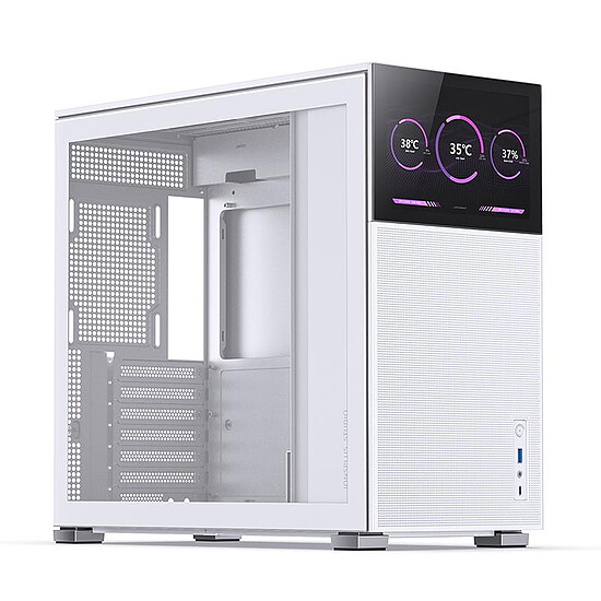 Boîtier PC Jonsbo D41 Mesh Screen - Blanc - Autre vue