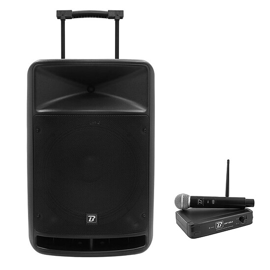 Enceinte sans fil BoomTone DJ TravelSound15-VHF + DJ UHF Solo F1 - Autre vue