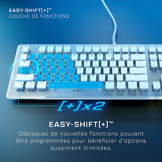 Clavier PC Turtle Beach Vulcan II Linear - Titan II Red - Blanc - Autre vue