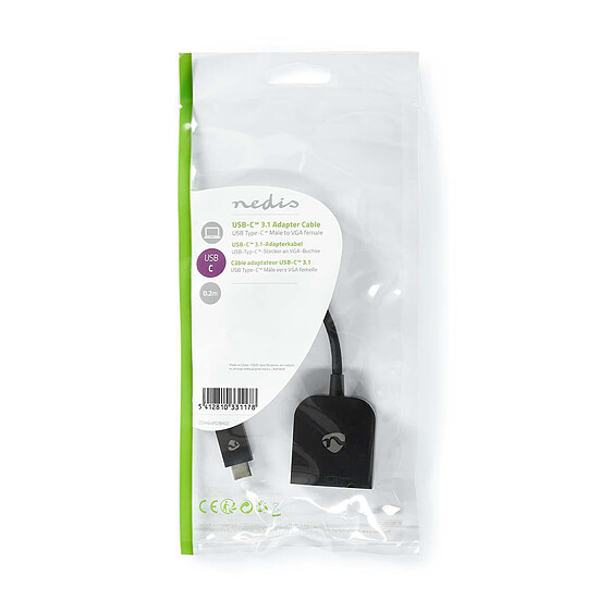 Adaptateur VGA INOVU Adaptateur USB-C vers VGA - Autre vue