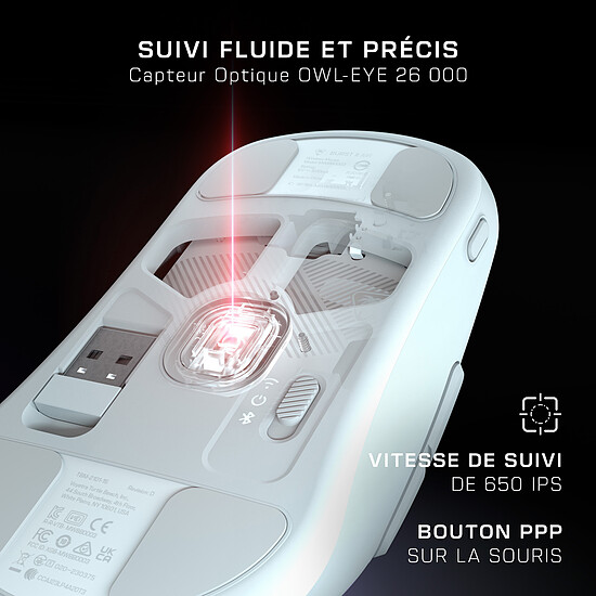 Souris PC Turtle Beach Burst II Air - Blanc - Autre vue