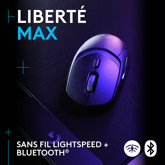 Souris PC Logitech G G309 Lightspeed - Noir - Autre vue