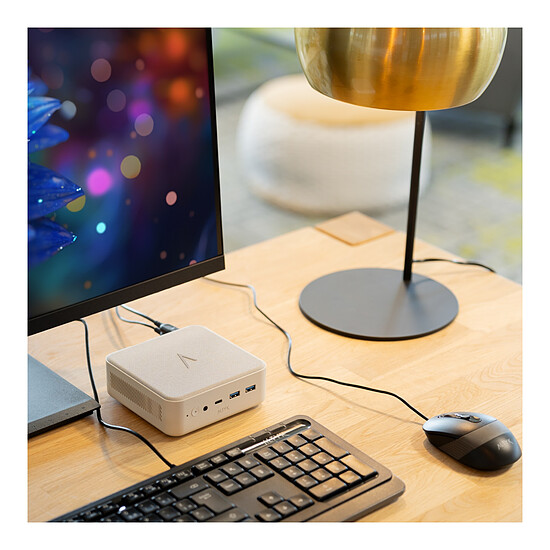 PC de bureau Altyk - Le Petit PC - P2-N10016-N05 +  écran WQHD AQ27 Starter Pack - Autre vue