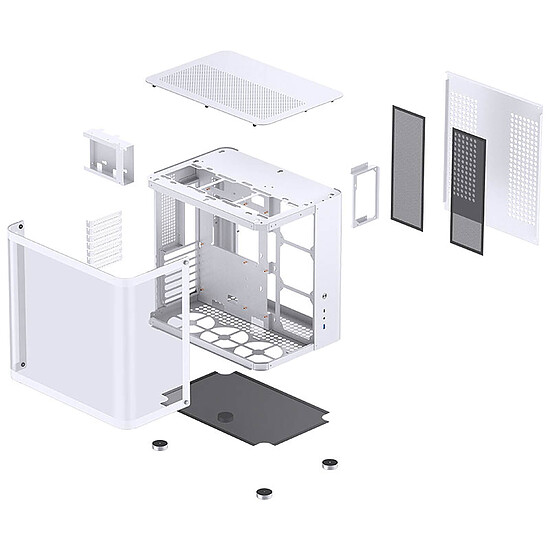 Boîtier PC Jonsbo TK-2 2.0 - Blanc - Autre vue