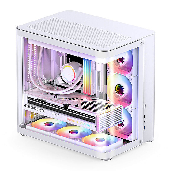 Boîtier PC Jonsbo TK-2 2.0 - Blanc - Autre vue