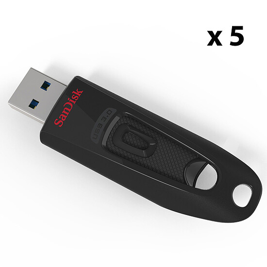 Clé USB SanDisk Clé Ultra USB 3.0 32 Go (x 5) - Autre vue